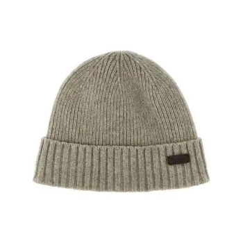 BARBOUR Wool Beanies Men's Light Gray