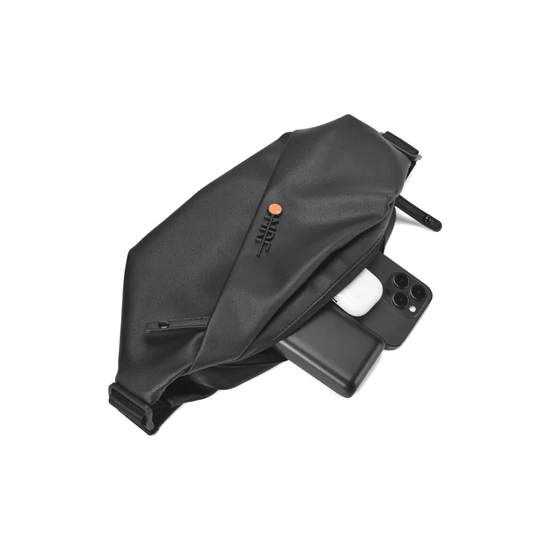 ONRF PVC Fanny Pack Regular Unisex Cool Black-3