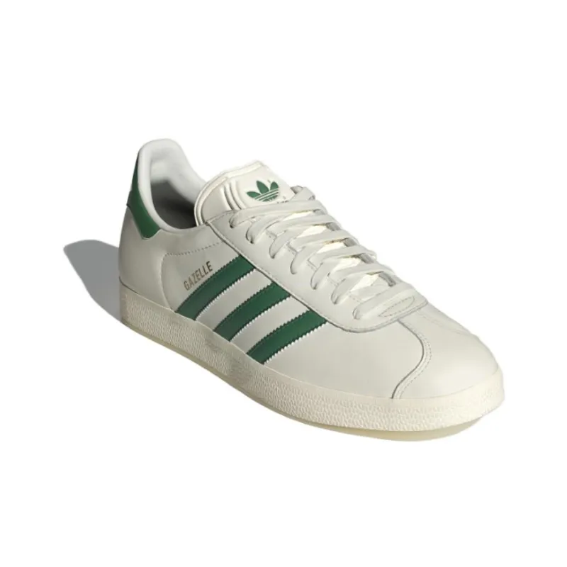 Adidas Gazelle Off White Preloved Green Collegiate Green-3