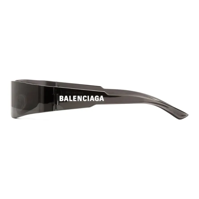 Balenciaga Irregular Shape Sunglasses Unisex Black-2