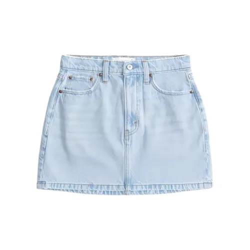 Abercrombie＆Fitch Denim Short Skirts Women's Light