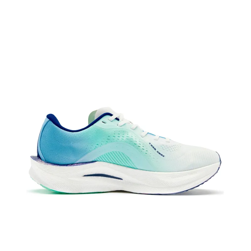 QIAODAN Strong Winds 2.0 Cushioning Anti-Slip And Wear-Resistant Low-Top Running Shoes Men's Smart Green Sea Salt Blue-1