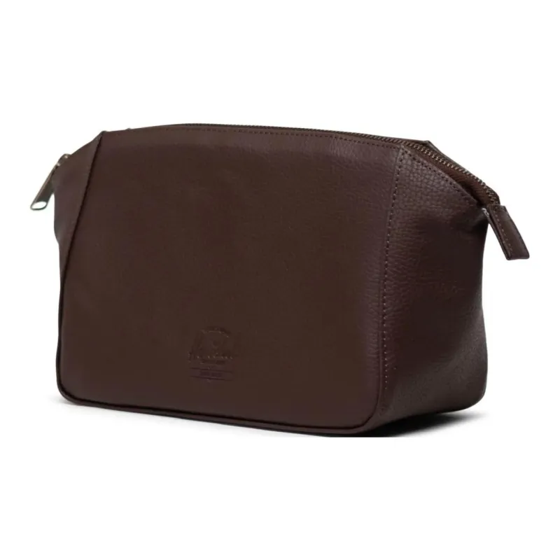 Herschel Polyurethane Toiletry Bag Unisex Chrysanthemum Coffee-1