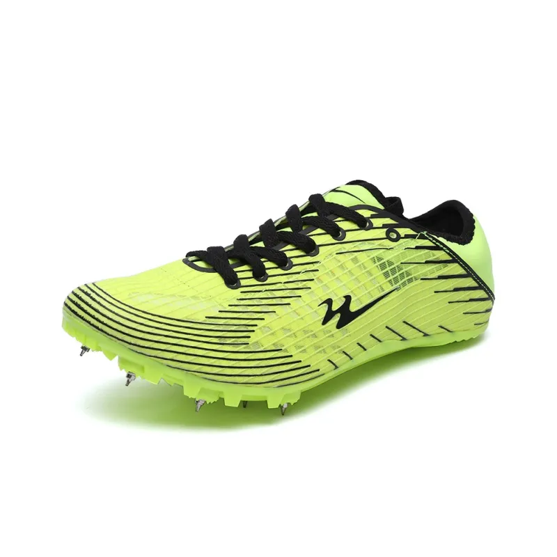 Binary Cushioning Anti Slip Wear Resistant Breathable Lightweight Rebound Low Top Running Shoes Unisex Neon Green-1