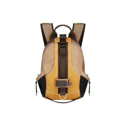 GIVENCHY Polyamide With Calfskin Backpack Small Size Men's Brown