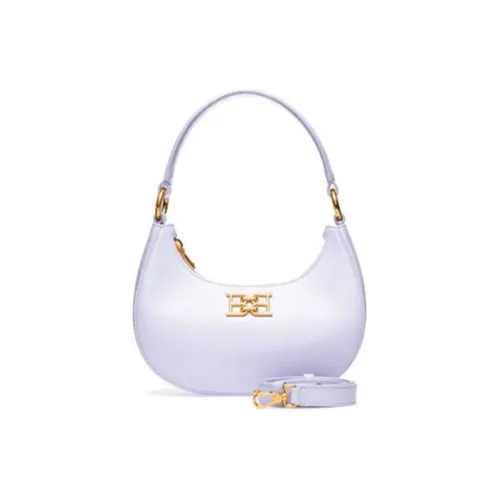 BALLY Artificial Leather Shoulder Bag Crossbody Bag Handbag Small Size Women's Light Purple