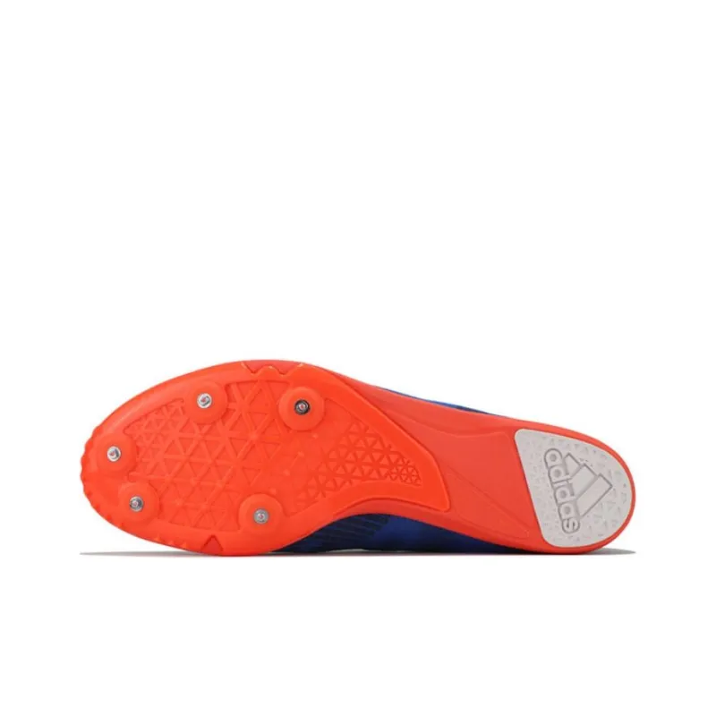 Adidas Distancestar Durable Breathable Low Top Running Shoes Unisex Blue-4