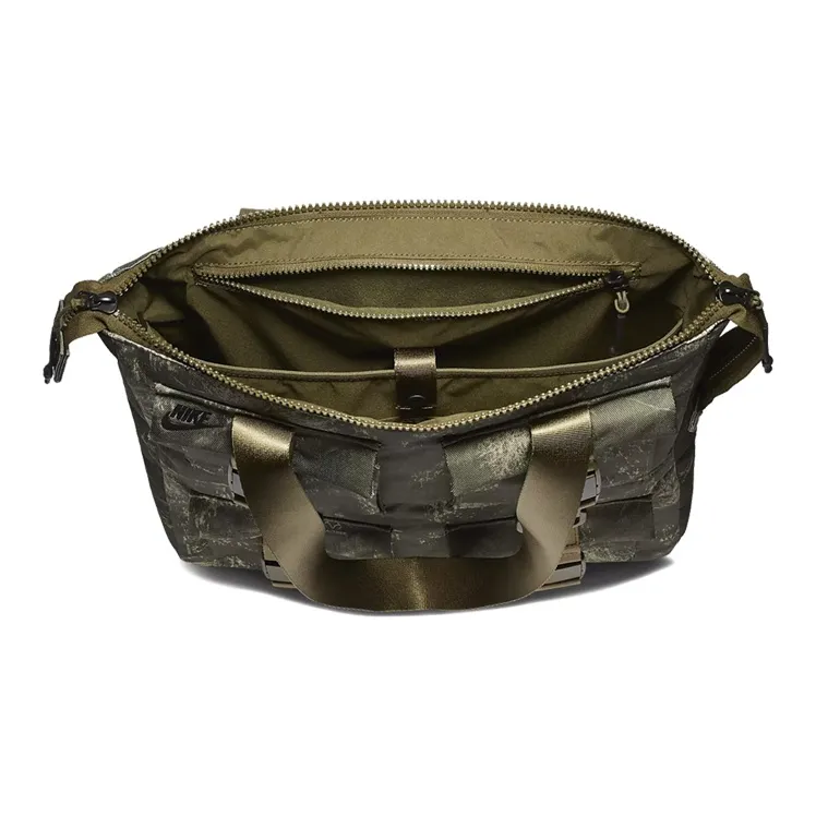 Nike Polyester Tote Bag Shopping Bag Shoulder Bag Crossbody Bag Handbag Regular Unisex Olive Green-2