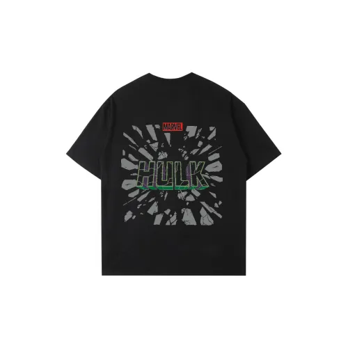 MARVEL Hero Collection T-Shirts Unisex Black