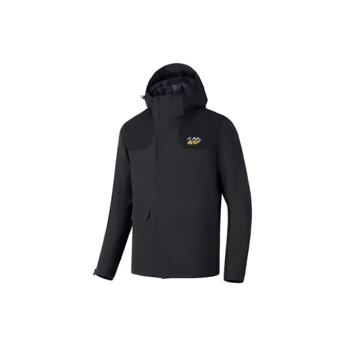 OZARK GEAR Windbreaker Jackets Men Black