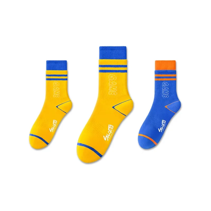 Taste The Color Mid Calf Socks Unisex 3 Pack-15