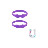 3 Patella Band Purple (2 Pcs Pack) Comes with Socks