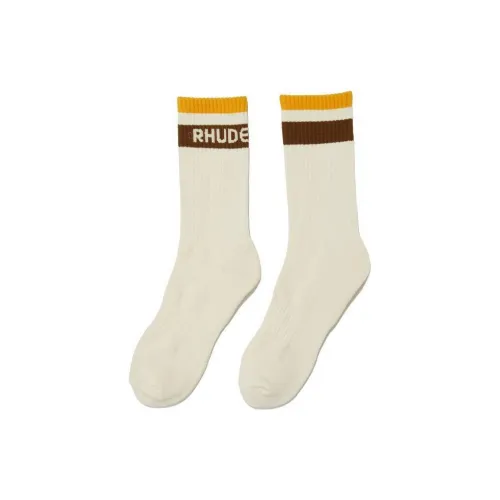 RHUDE Unisex Mid-Calf Socks