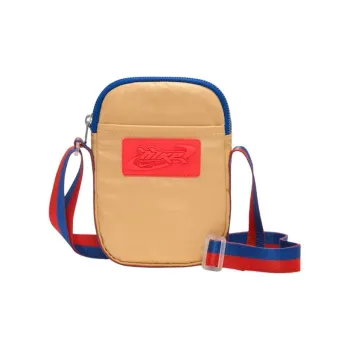 Nike Heritage Fabric Shoulder Bag Women's Celestial Gold/Celestial Gold/Bright Dark Red