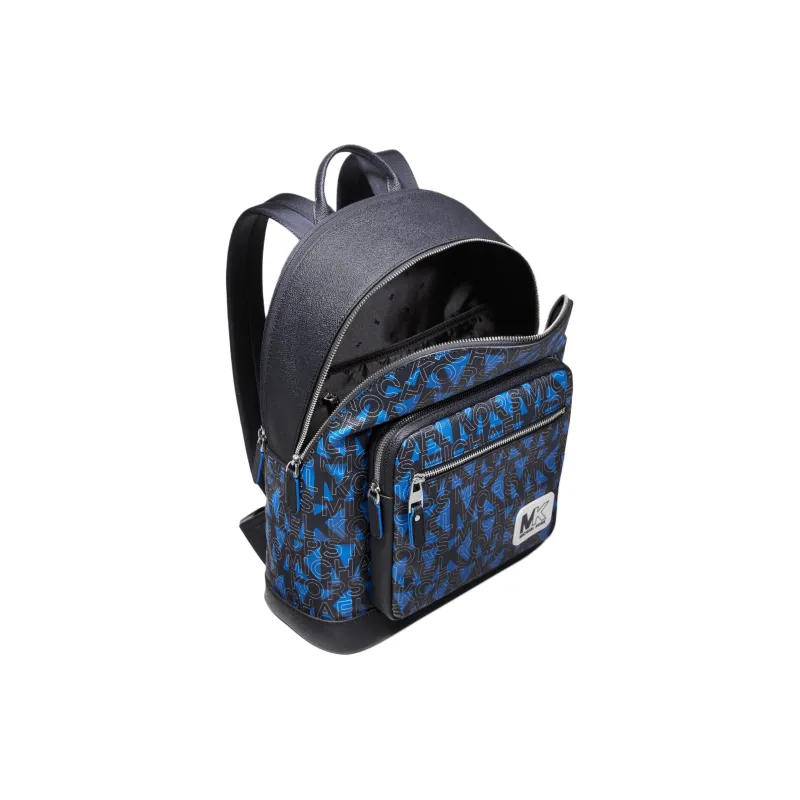 MICHAEL KORS Artificial Leather Backpack Men's Black Blue-2