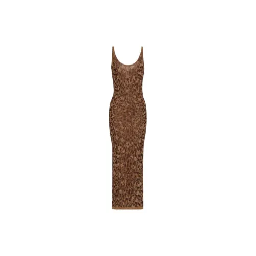 Valentino Slip Dresses Women's Brown