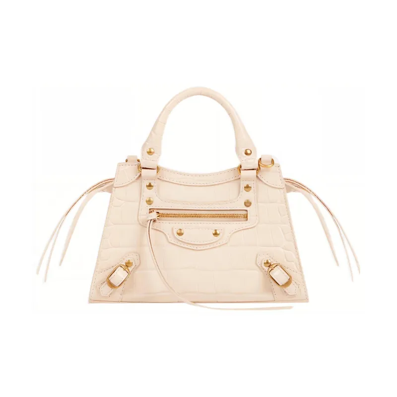 Balenciaga Neo Classic Soft Calfskin Shoulder Bag Crossbody Bag Handbag Mini Women's Light Beige-0