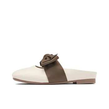 JOSINY Wrap toe Slippers Women's Beige Brown
