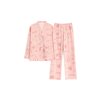 The Story Of The Flower Season Pajama Set Women's Lotus Color