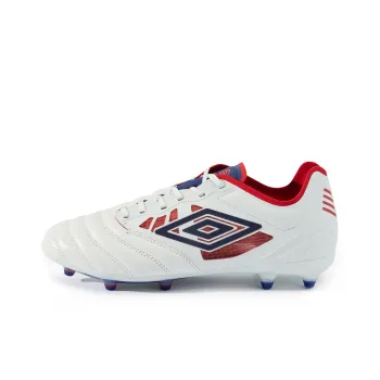 Umbro Soccer Shoes Men Low Top Inno White/Manor Blue/Rococco Red