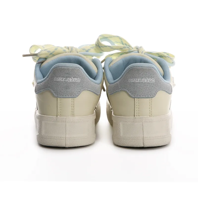Lovely You Low-Top Skateboard Shoes Women's Yellow-3