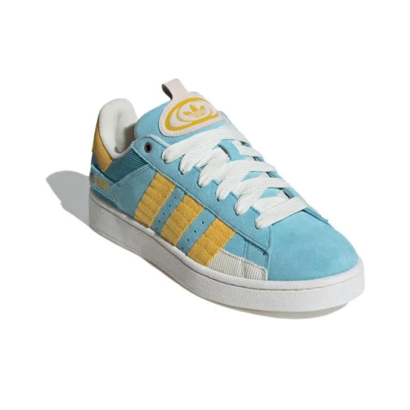 Adidas Originals CAMPUS 00s Anti Slip Wear Resistant Low Top Skateboard Shoes Unisex Blue Yellow-2