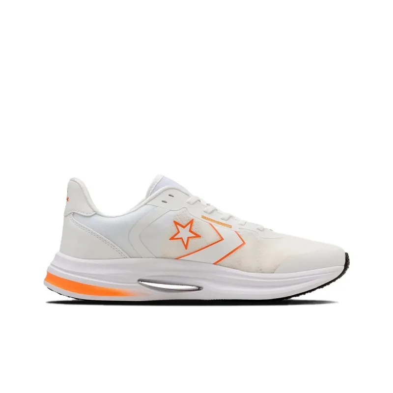 Converse Cavestar Cushioning, Wear Resistant Low Top Running Shoes Unisex White Orange Japan Version-1