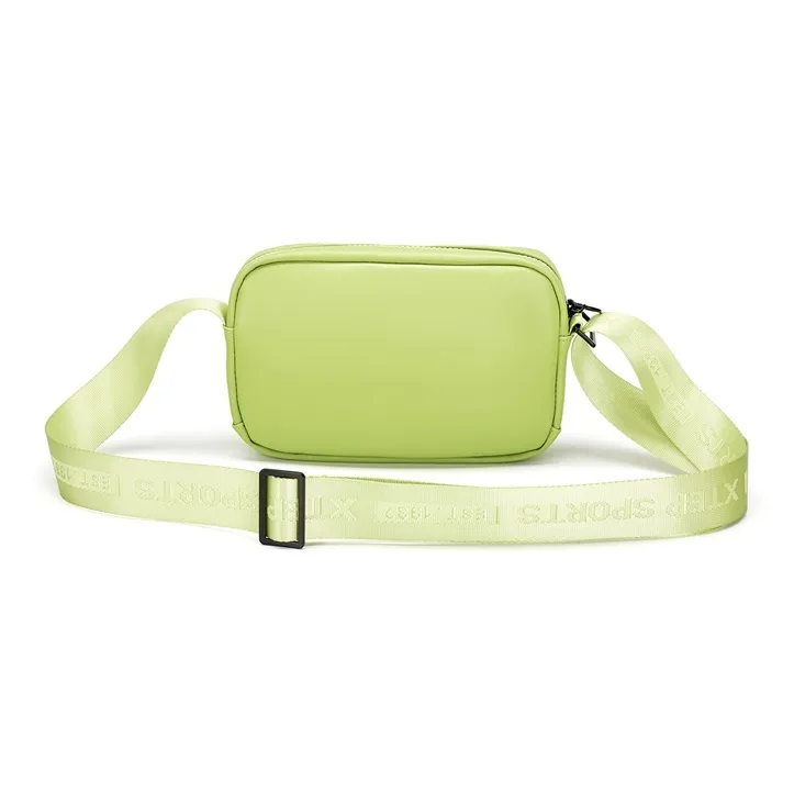 XTEP PU Fanny Pack Regular Unisex Black/Fruit Green/Ecru/Light Purple-6