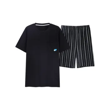 Song Qianya Pajama Set Men's Black