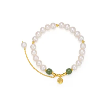 Olampe Freshwater Pearl Bracelets Women's Box