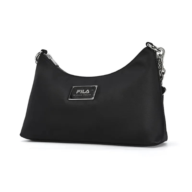 FILA Heritage Fabric Shoulder Bag Crossbody Bag Extra Small Women's Jet Black-1