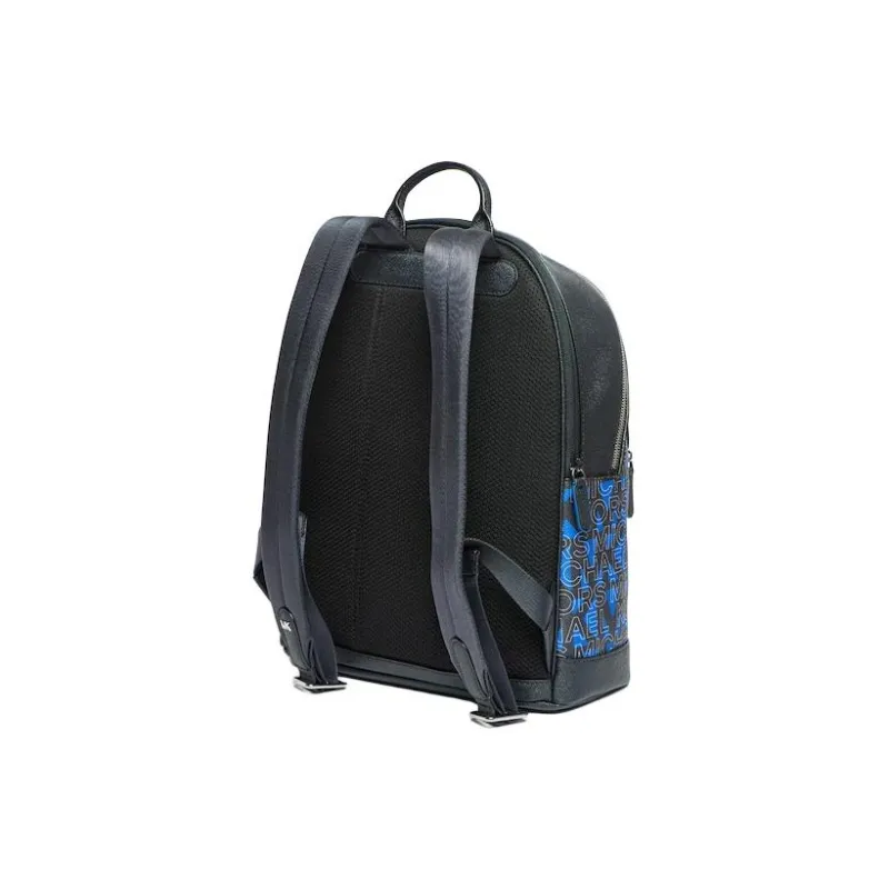 MICHAEL KORS Artificial Leather Backpack Men's Black Blue-1