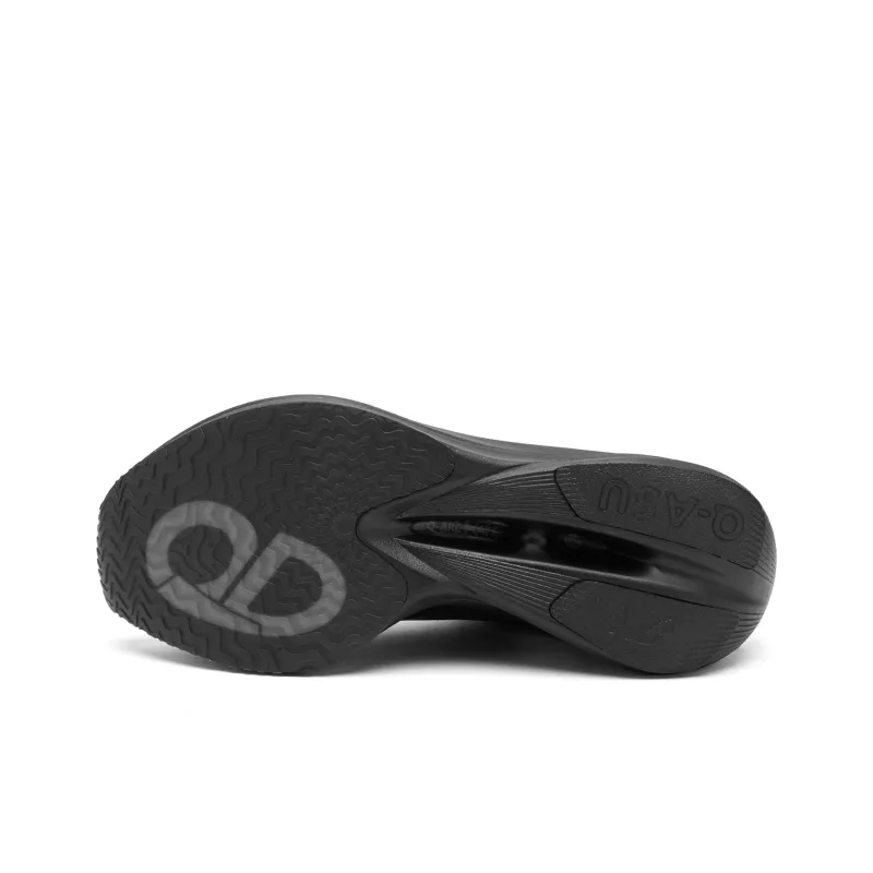 QIAODAN Flying Shadow PB4.0 Cushioning Wear Resistant Low Top Marathon Running Shoes Men's Black-4