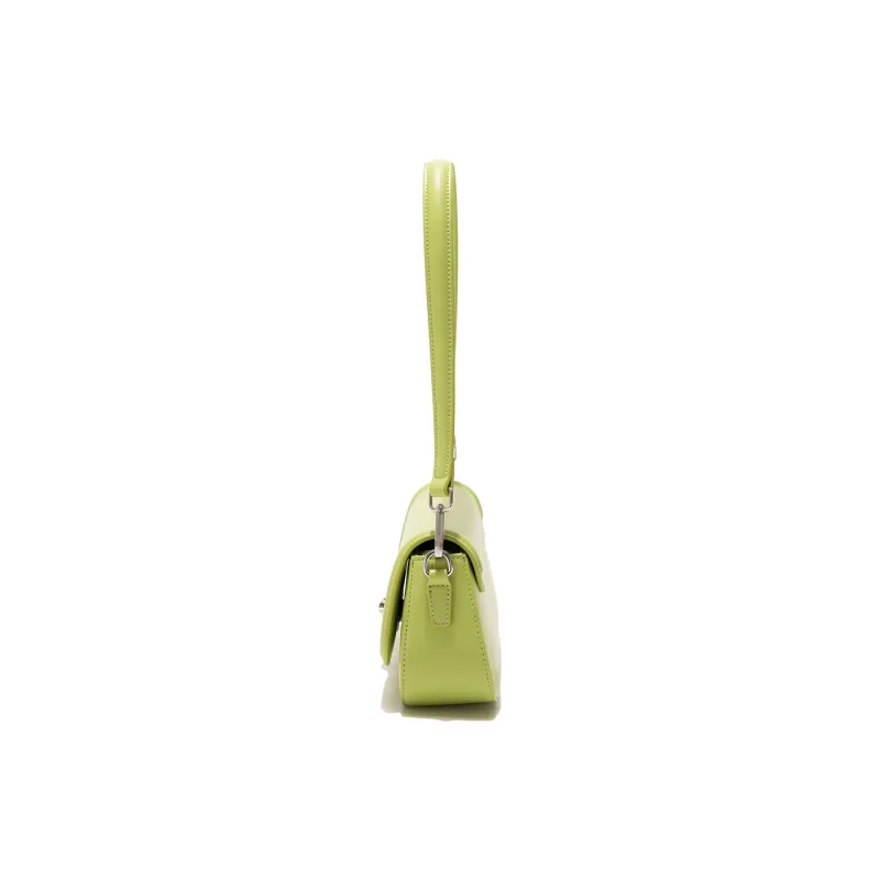 MOONDEMIMA Synthetic Leather Shoulder Bag Regular Women's Ecru/Black/Fruit Green/Light Sea Blue-3