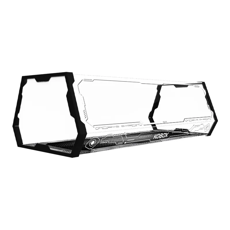 KGBOX Building Block Technic 42171 Mercedes F1 Formula Racing Figure Acrylic Display Case Model Accessories-2
