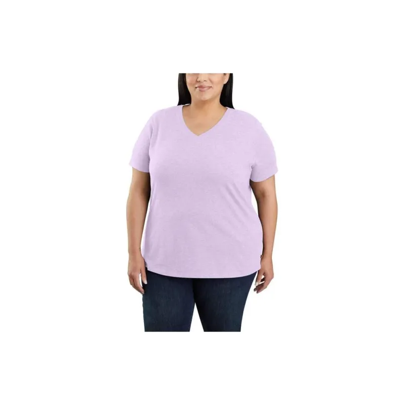 Carhartt T-Shirt Women's Light Purple Loose Fit Style-1
