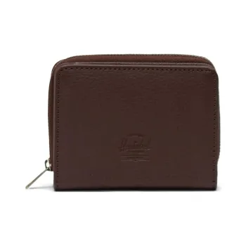 Herschel Pure Vegan Leather Card Holder Wallet Unisex Chrysanthemum Coffee