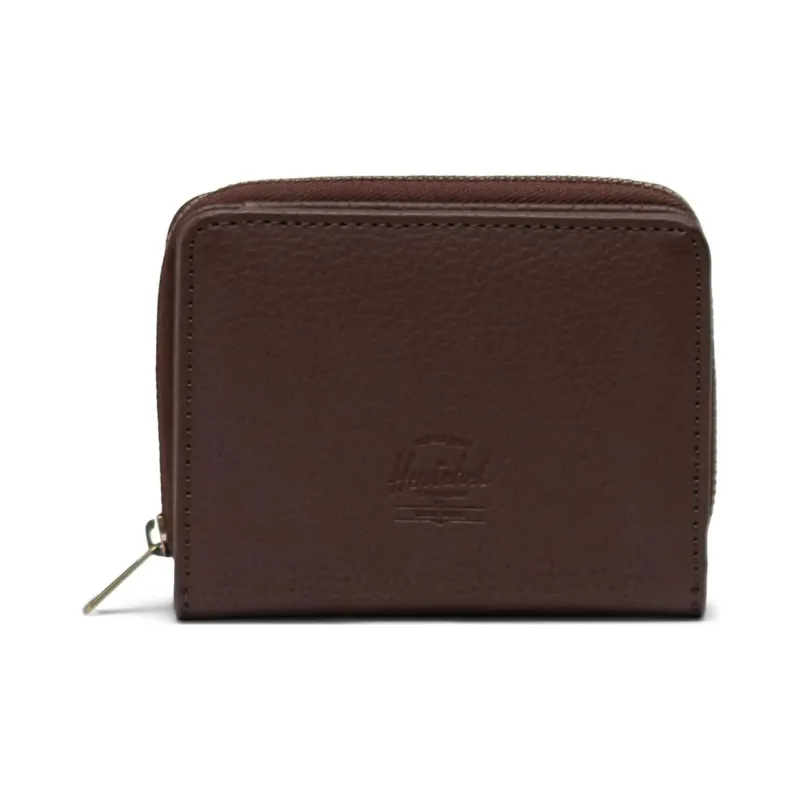 Herschel Pure Vegan Leather Card Holder Wallet Unisex Chrysanthemum Coffee-0