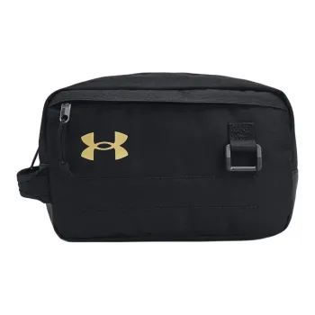 Under Armour Polyester Travel Bag Regular Men's Black & Metal Gold