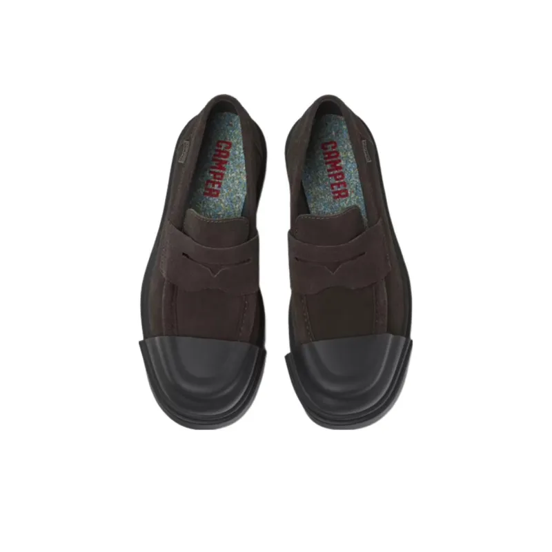 CAMPER Junction Removable-toecap Suede Loafers-2