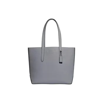 COACH Gotham Sanvalona Leather Patchwork Calfskin Tote Bag Shopping Bag Shoulder Bag Handbag Large Size Men's Gray Blue