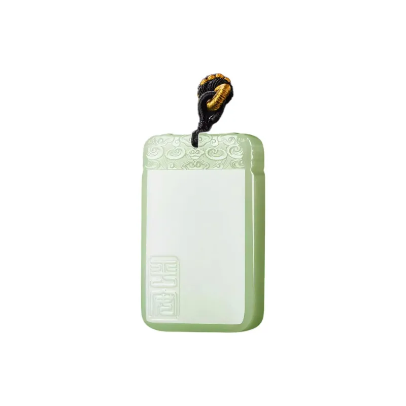 GOLDFISH ALLEY Pendants Pale Greenish White Jade Unisex-0