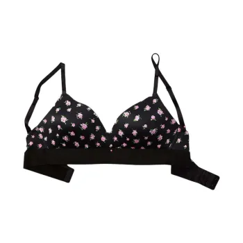 Victoria's Secret Bra Women's Black Floral Print
