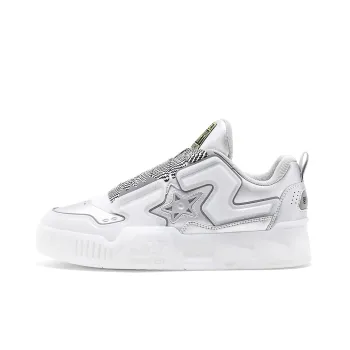 STARTER Vol Series Laser Palm Game Shoes Low Top Skateboard Shoes Women's Light Gray