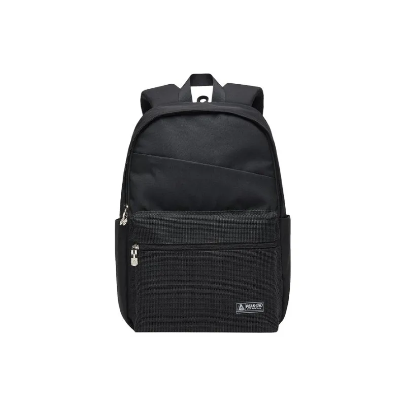 PEAK Fabric Backpack Regular Unisex Black-0