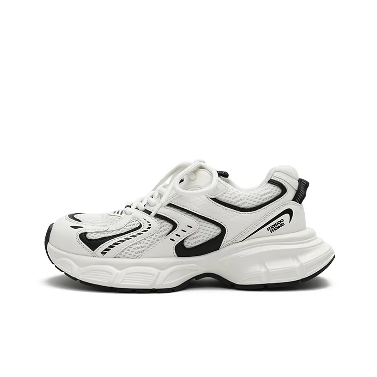 MASOOMAKE Abrasion Resistant Height Increasing Low Top Chunky Sneakers Women's-15