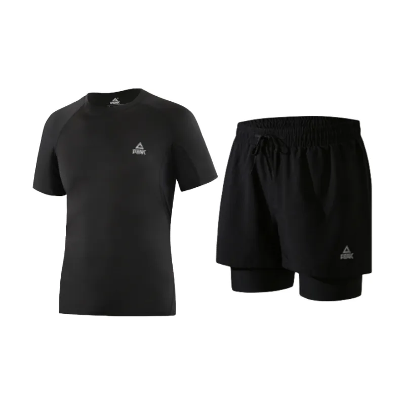 PEAK Swimming Sets Polyester Pool Men's Black-0