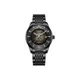 Black Case Black Dial Steel Band