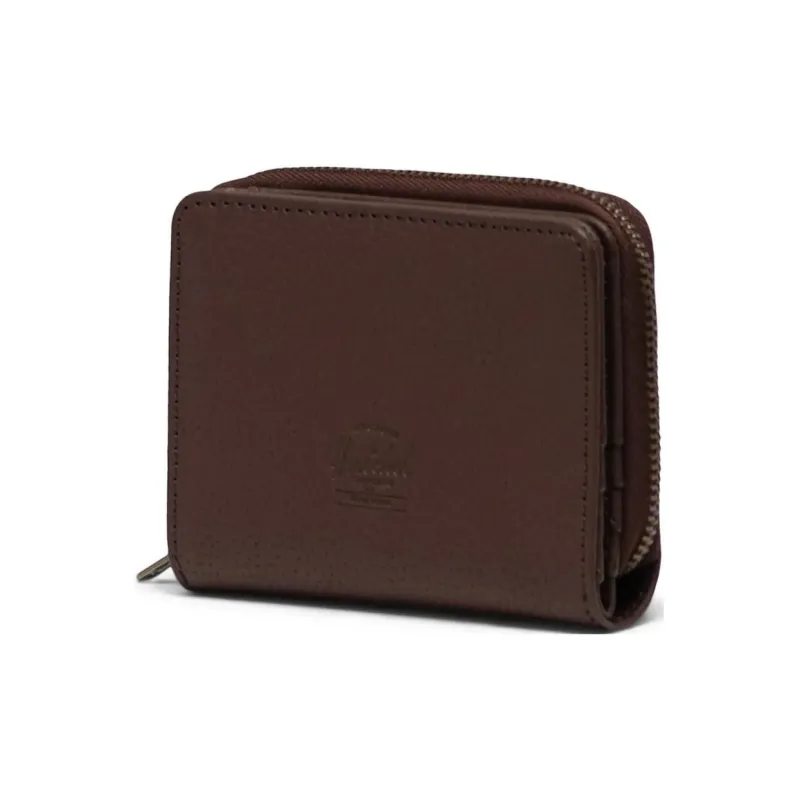 Herschel Pure Vegan Leather Card Holder Wallet Unisex Chrysanthemum Coffee-1