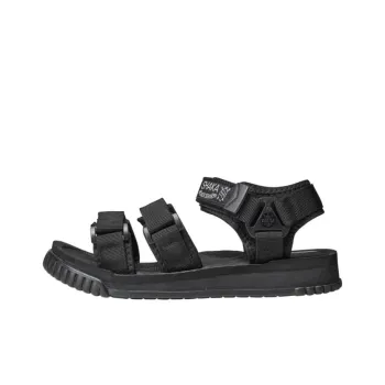 SHAKA Neo Bungy Hook and Loop Beach Sandals Unisex Black